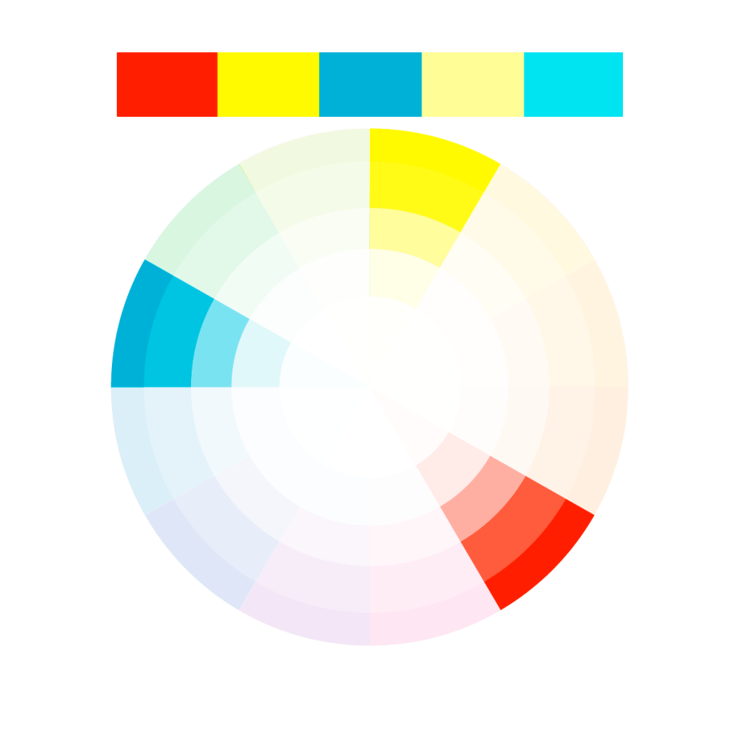 Schema dei colori triadici